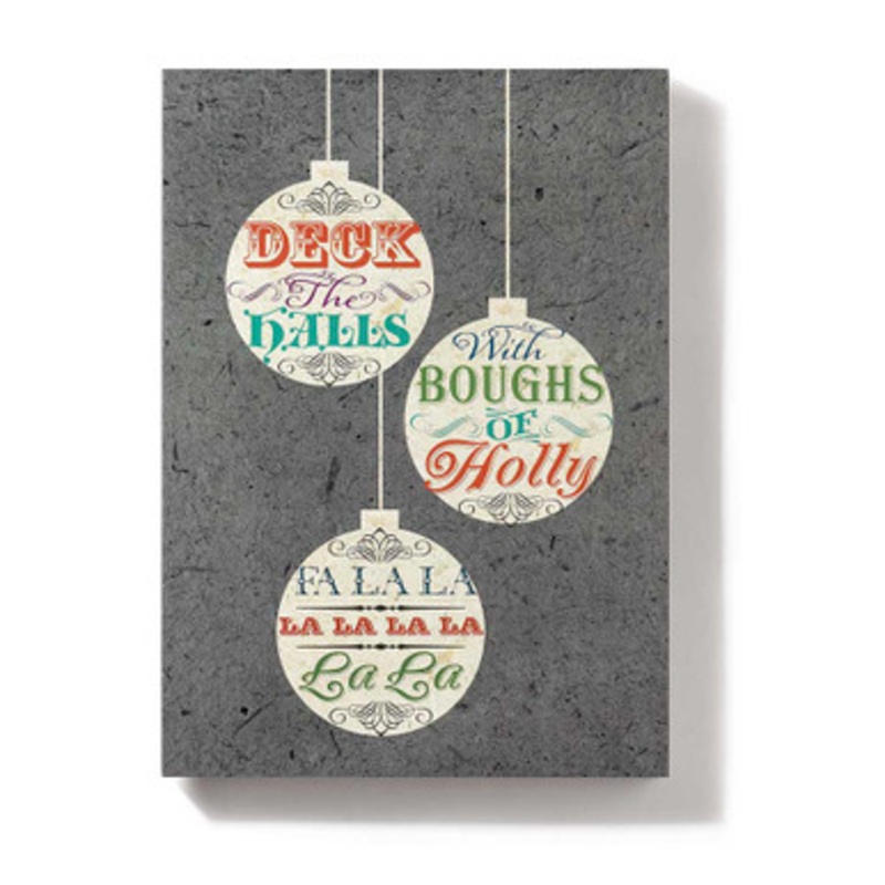 White Hanging Vintage Ornaments Christmas Plaque 10X14