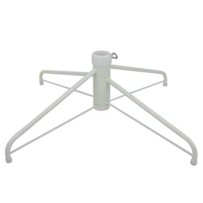 White Metal Christmas Tree Stand for 12 Artificial Trees