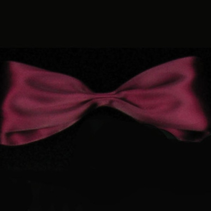 Wine Purple Double Face Satin Contemporary Craft Ribbon 2 x 27 Yards