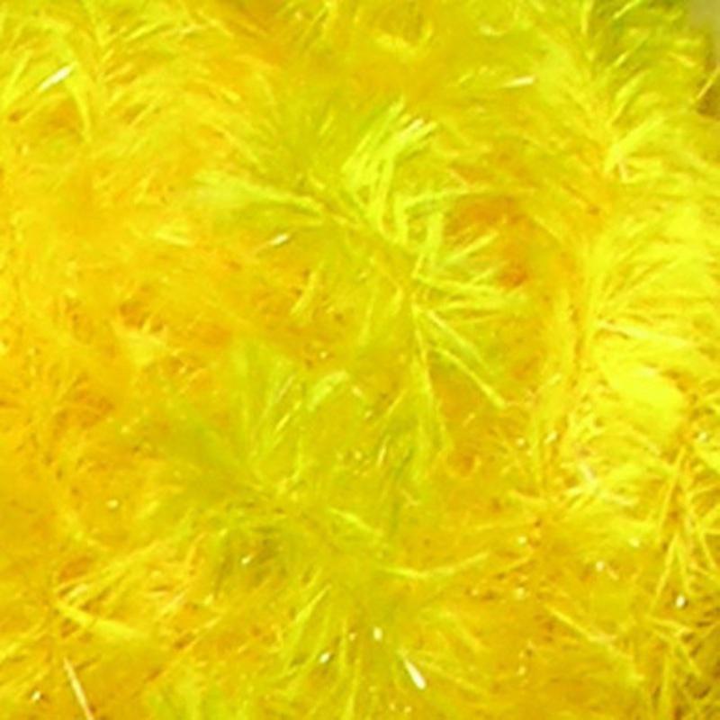 Yellow Fuzzy Boa Party Garland 0.75 x 55 Yards