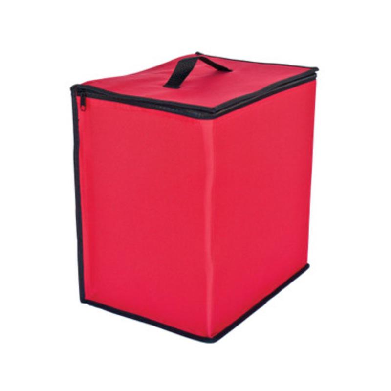 Zip Up Christmas Ornament Storage Box Holds 48