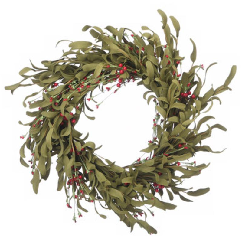 Swirl Grass Artificial Thanksgiving Wreath 22-Inch, Unlit