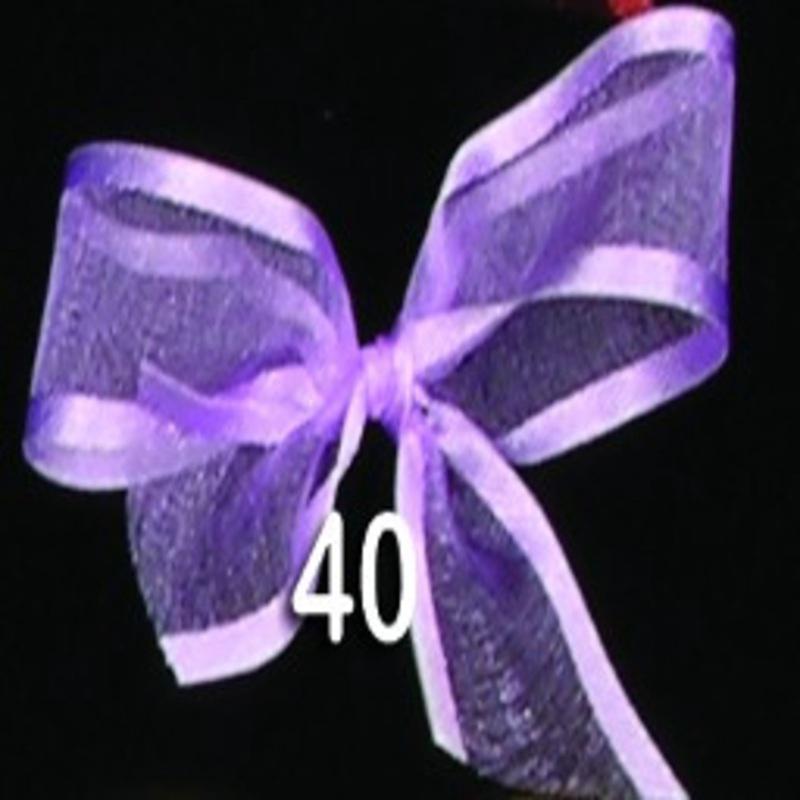 Tulip Purple Solid Edged Craft Ribbon 0.5 x 120 Yards