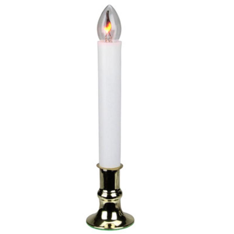 Single Flicker Flame Christmas Candle Lamp 8.75