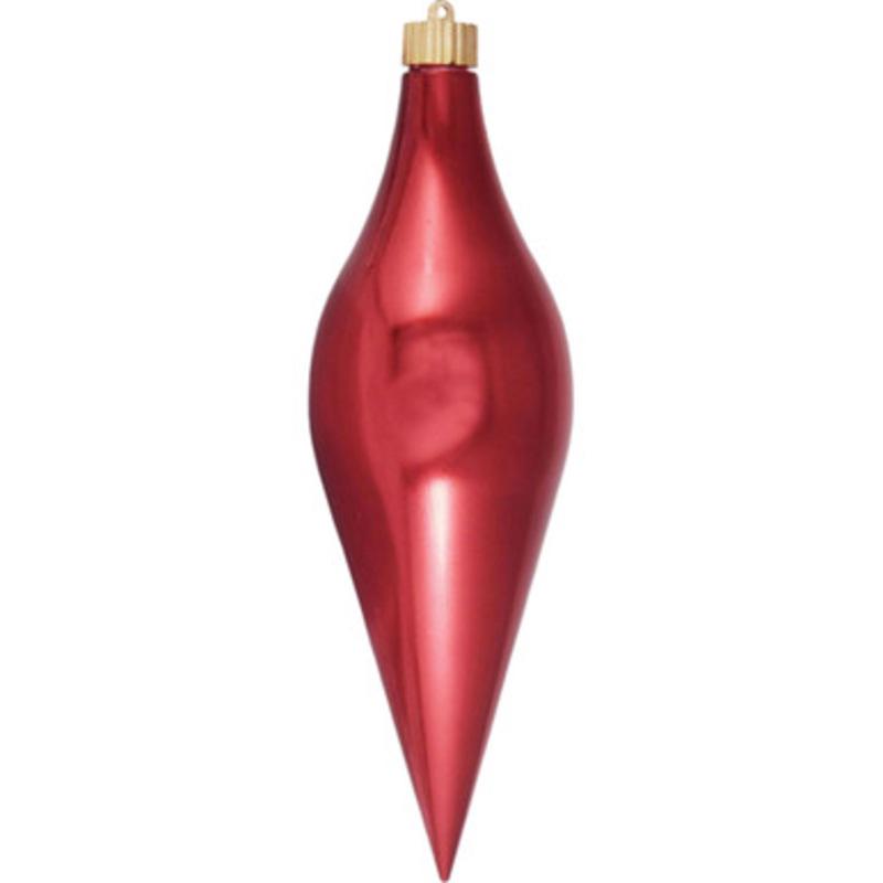 Sonic Red and Gold Shatterproof Christmas Long Drop Ornament 12.5 (320mm)