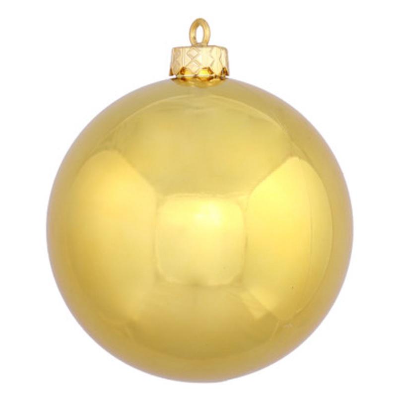 Shiny Gold Shatterproof Christmas Ball Ornament 2.75 (70mm)