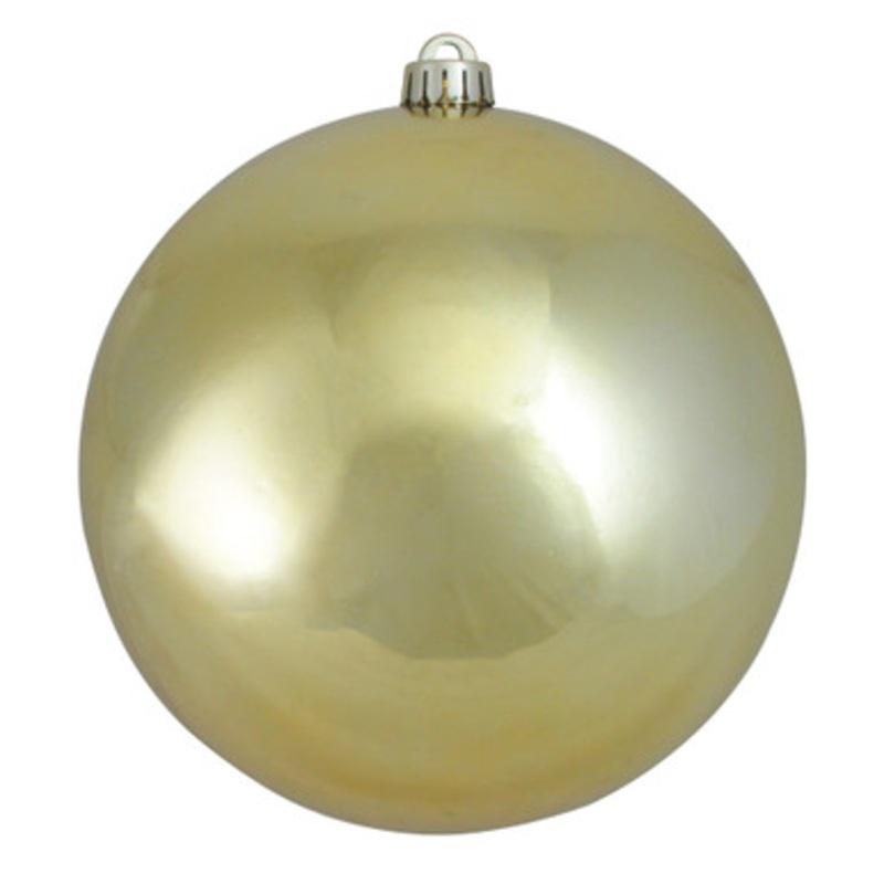 Shiny Shatterproof Commercial Christmas Ball Ornament  10 (250mm)  Gold