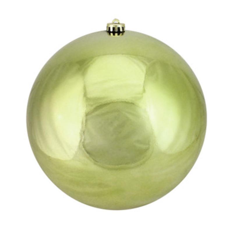 Shiny Shatterproof Commercial Christmas Ball Ornament  10 (250mm)  Kiwi Green