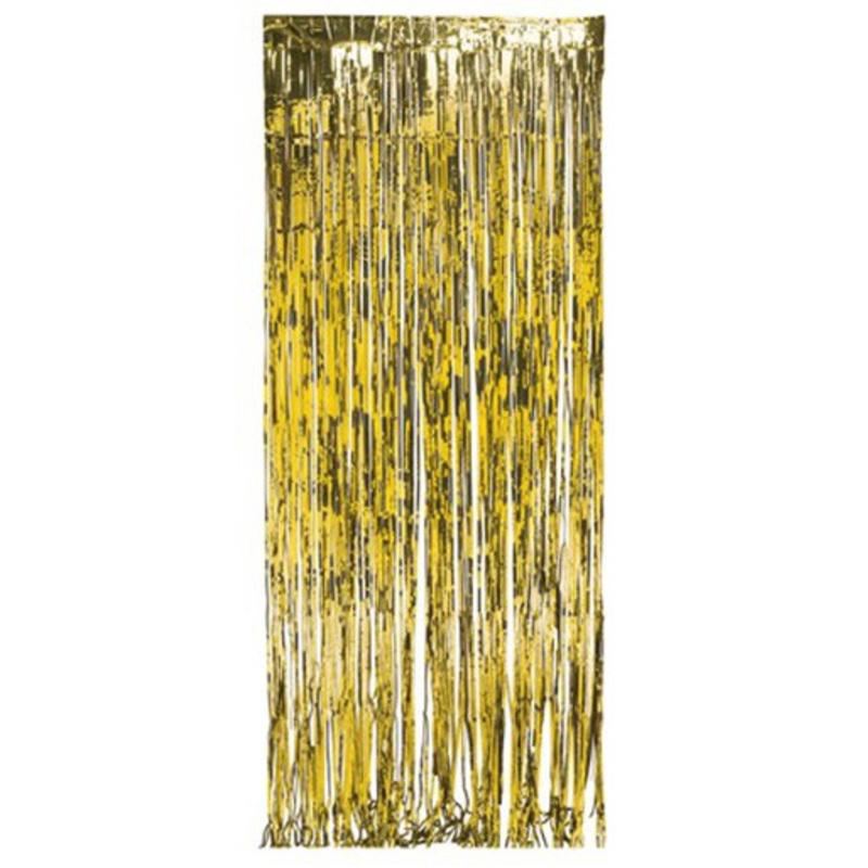 Pack of 6 Gold Colored Christmas Hanging Door Fringe Decorations 8