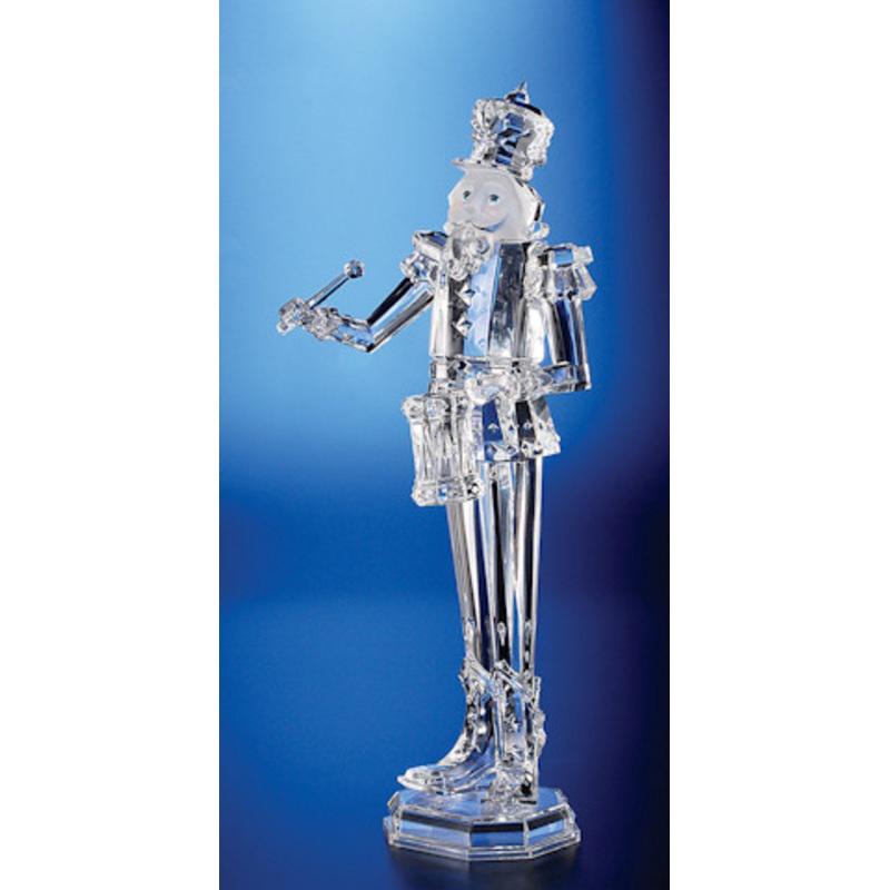 Pack of 2 Icy Crystal Decorative Christmas Nutcracker Drummer Figure 18