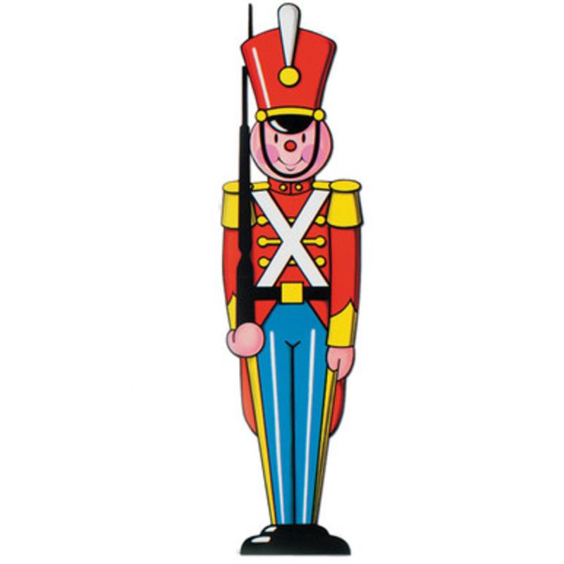 Pack of 24 Double Sided Toy Soldier Cutout Christmas Decorations 3
