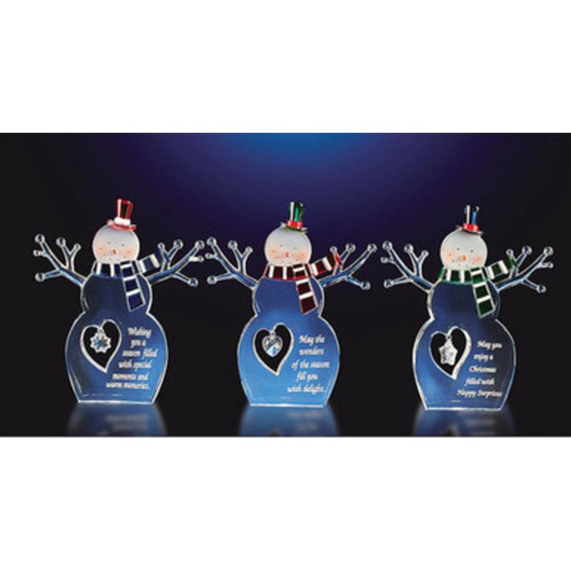 Club Pack of 12 Decorative Inspirational Christmas Snowmen 5.5  31002229