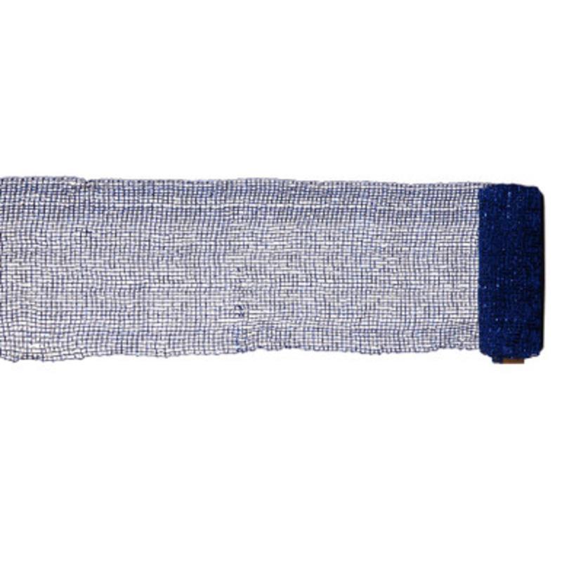 Blue Sparkle Christmas Craft Ribbon 6 x 4 Yards 30838769