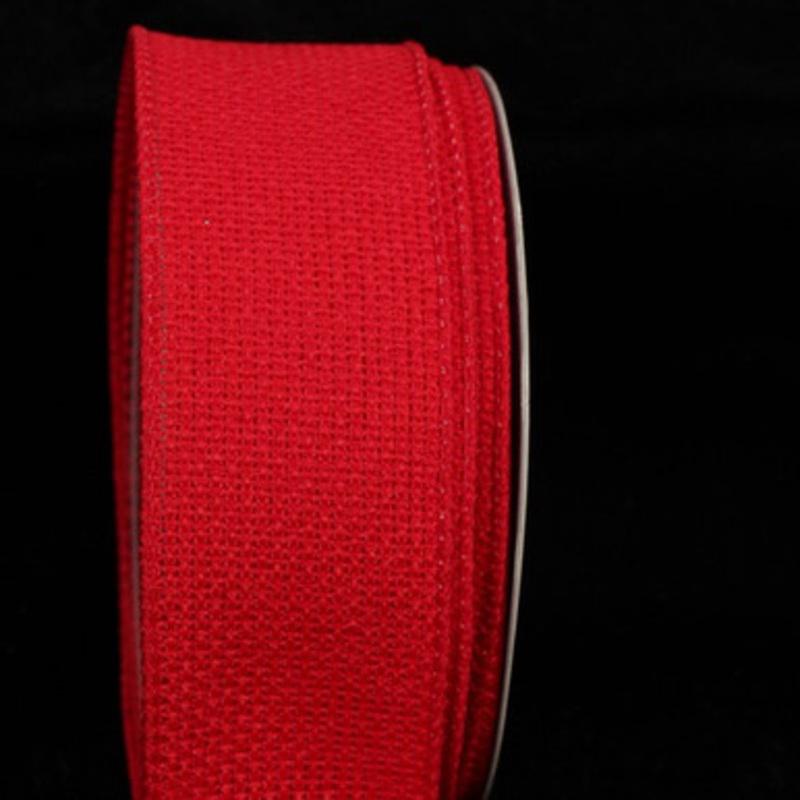Brick Red Contemporary Wired Craft Ribbon 1.5 x 80 Yards