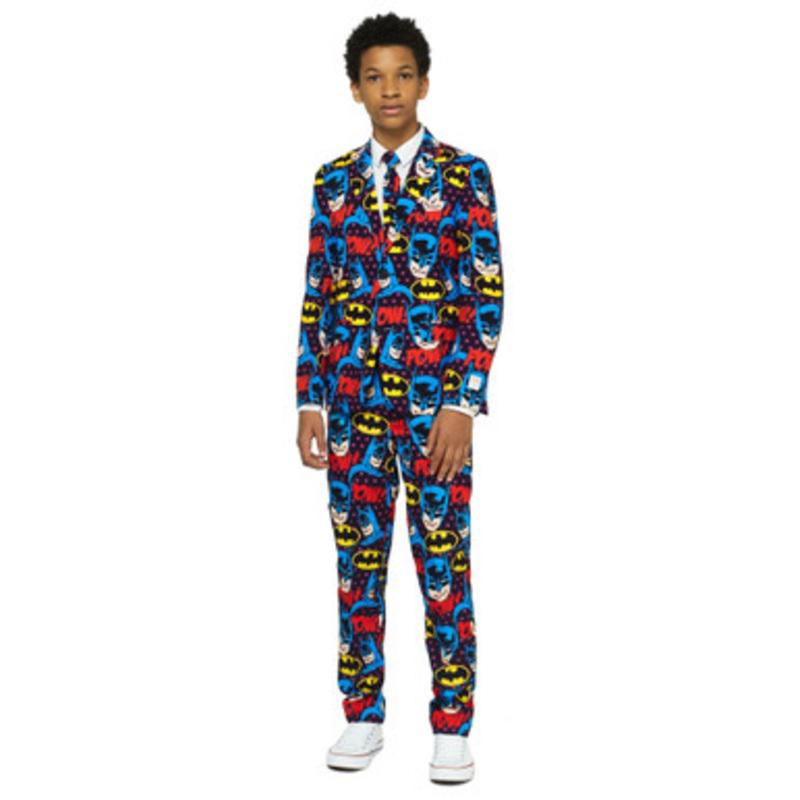 Blue and Red Dark Knight Boys Teen Suit  Small  33830267
