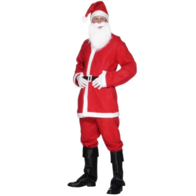 44 Red and White Santa Suit Men Adult Christmas Costume  Large