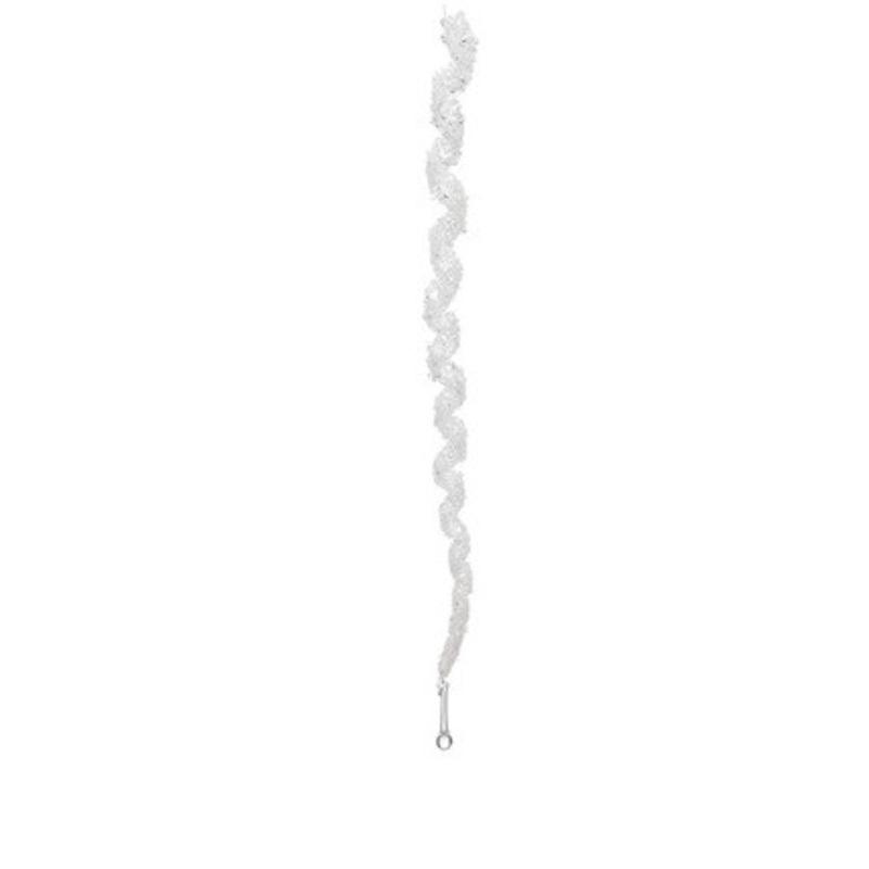 33 Clear Spiral Winter Icicle Drop Christmas Ornament