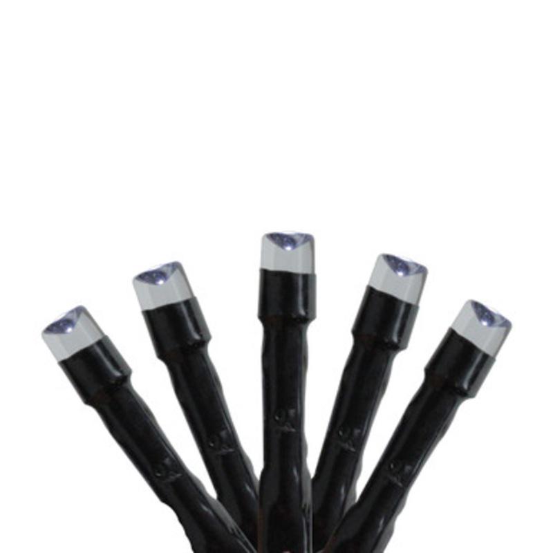 3 x 4 Twinkling Cool White LED Christmas Net Light Connect 24V Extension Set Black Wire