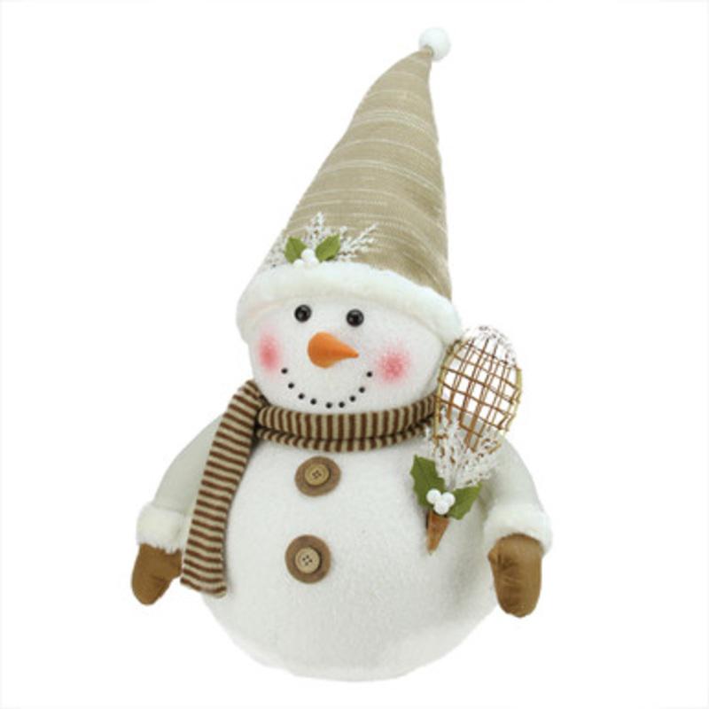 20 Snowman with Snowshoes Christmas Tabletop Decoration