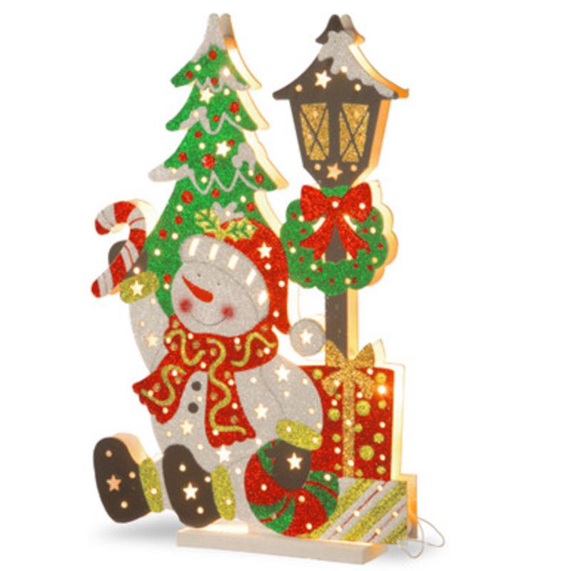 17.5 Pre-Lit Snowman Outdoor Christmas Decoration