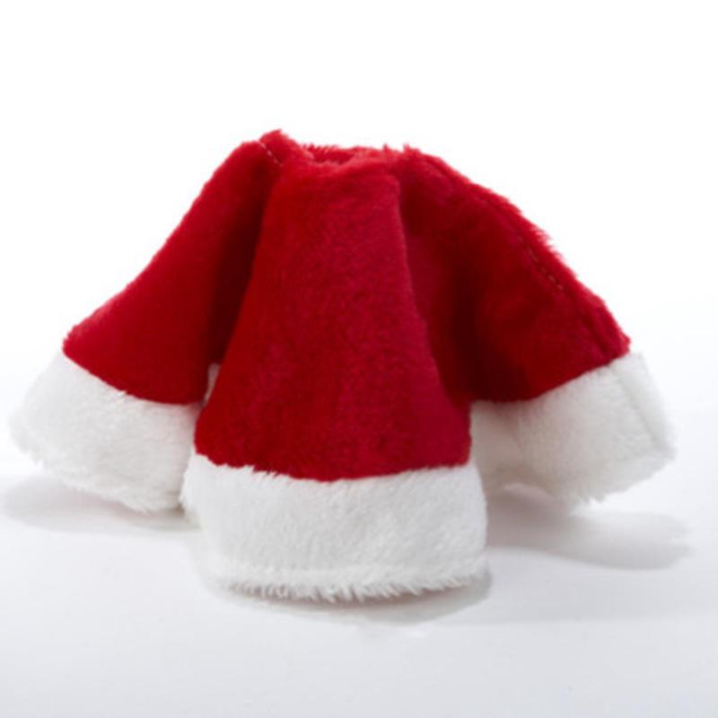 15 Red and White Plush Mini Christmas Tree Skirt 31081506