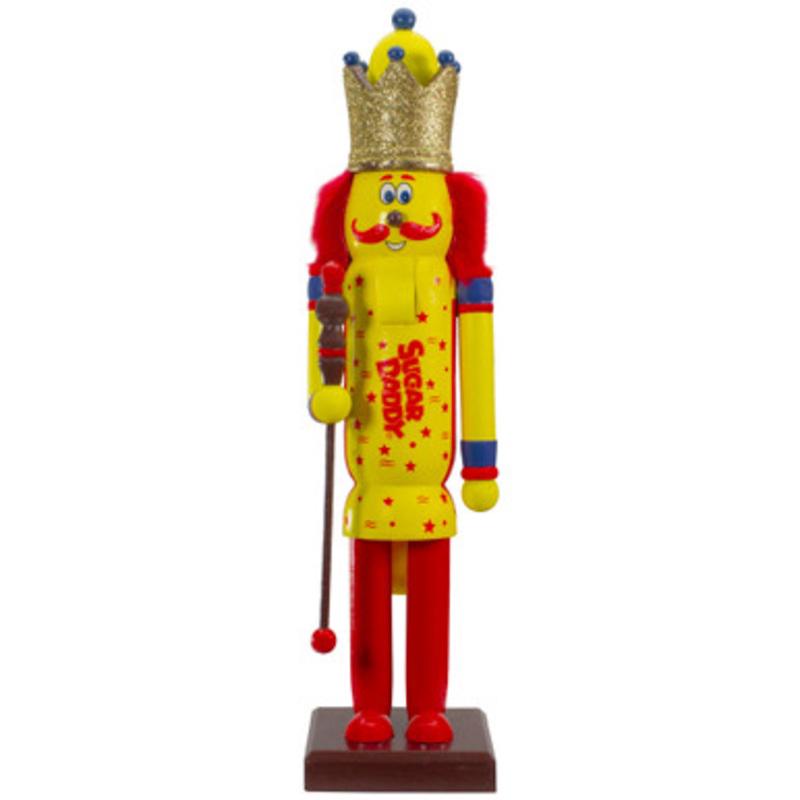 14 Tootsie Roll Sugar Daddy Wooden Christmas Nutcracker Figure