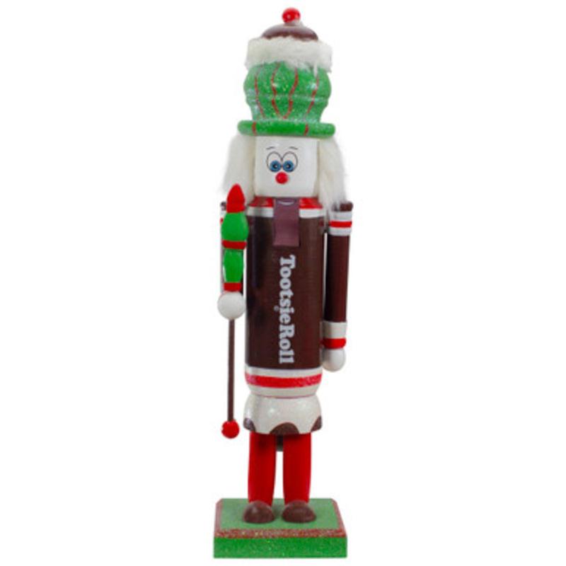 14 Tootsie Roll Wooden Christmas Nutcracker Figure