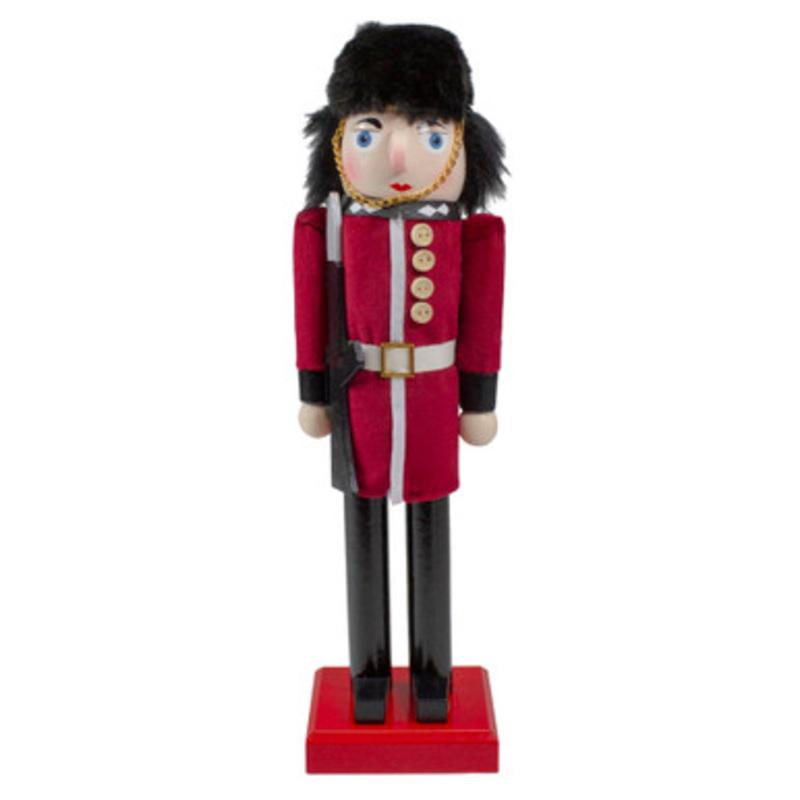 14 Red and Black Royal Guard Christmas Nutcracker Soldier with Rifle