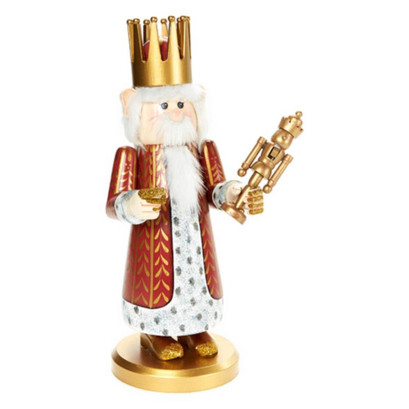 13.5 Zims Heirloom Collectibles King Midas Christmas Nutcracker