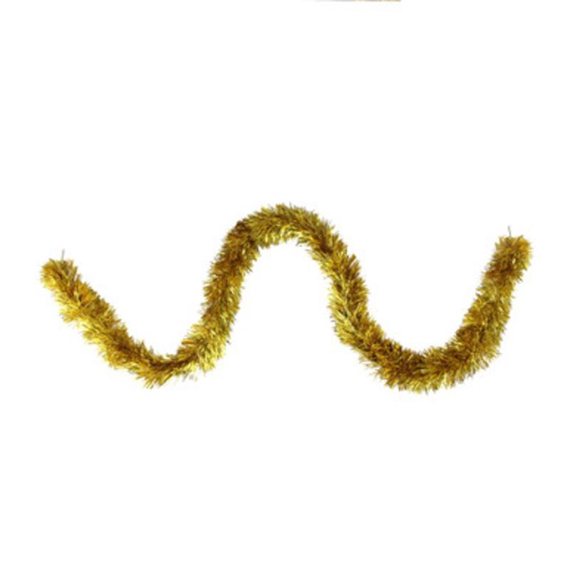 12 x 2.75 Deep Gold Traditional Artificial Christmas Garland  Unlit