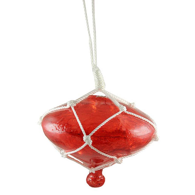 11 Red Lighted Roped Onion Drop Outdoor Patio Christmas Decor White Wire