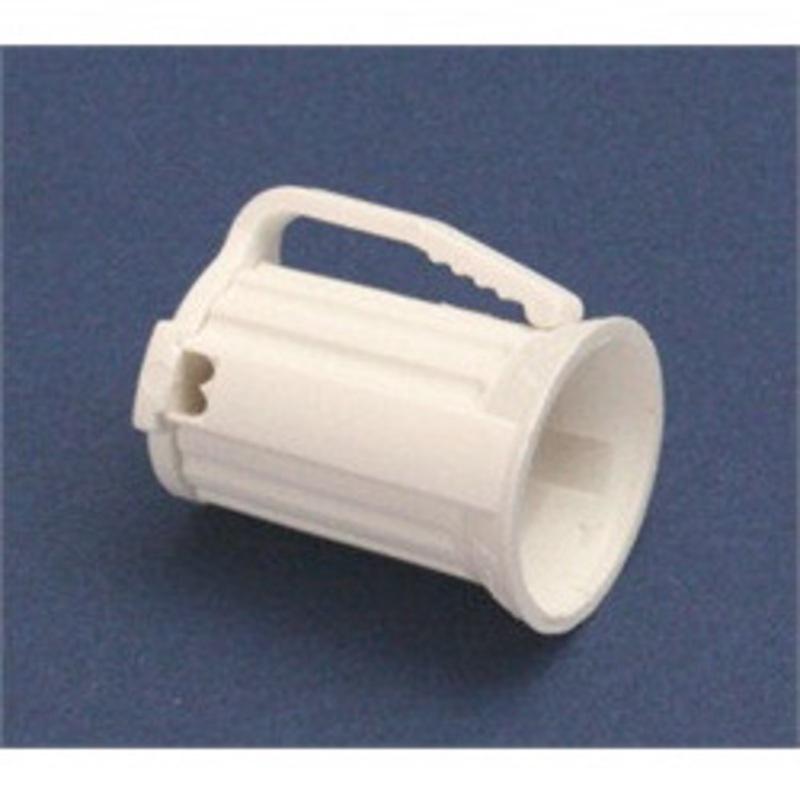 100ct C9 White Christmas Light Bulb Sockets For 18 Gauge Wire