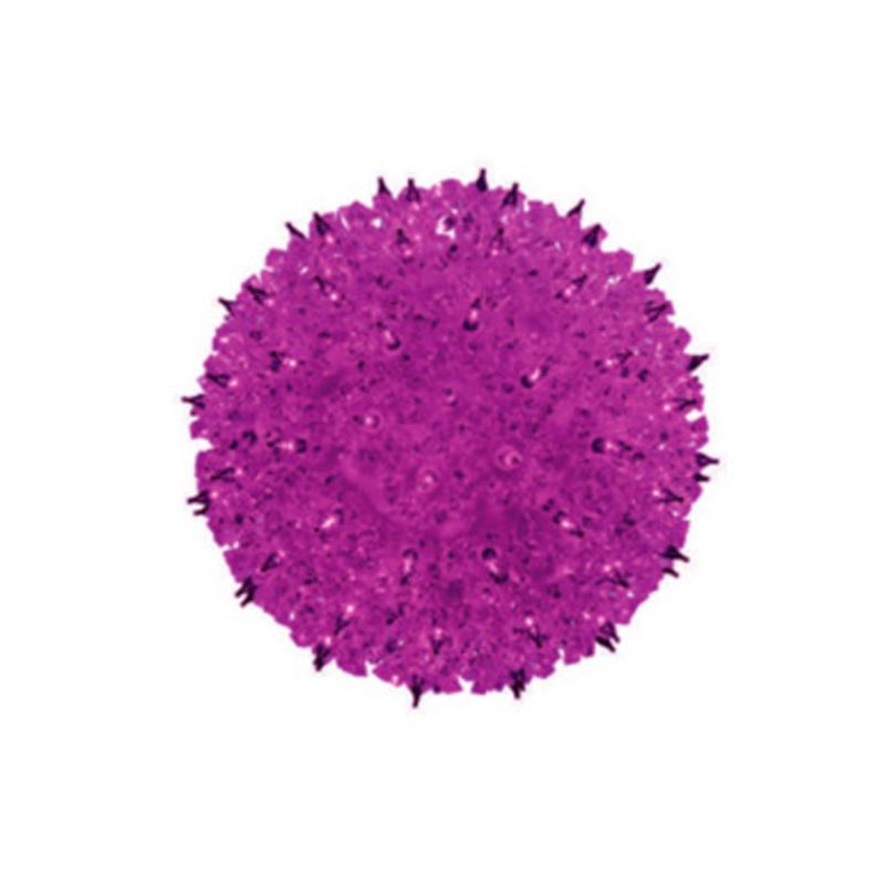 10 Purple Lighted Hanging Starlight Sphere Outdoor Christmas Decoration