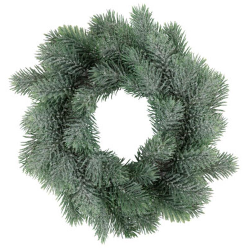 10 Frosted Pine Traditional Christmas Wreath