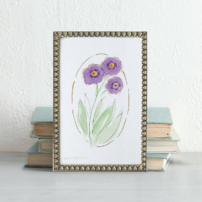 'Auricula' Framed Original Art