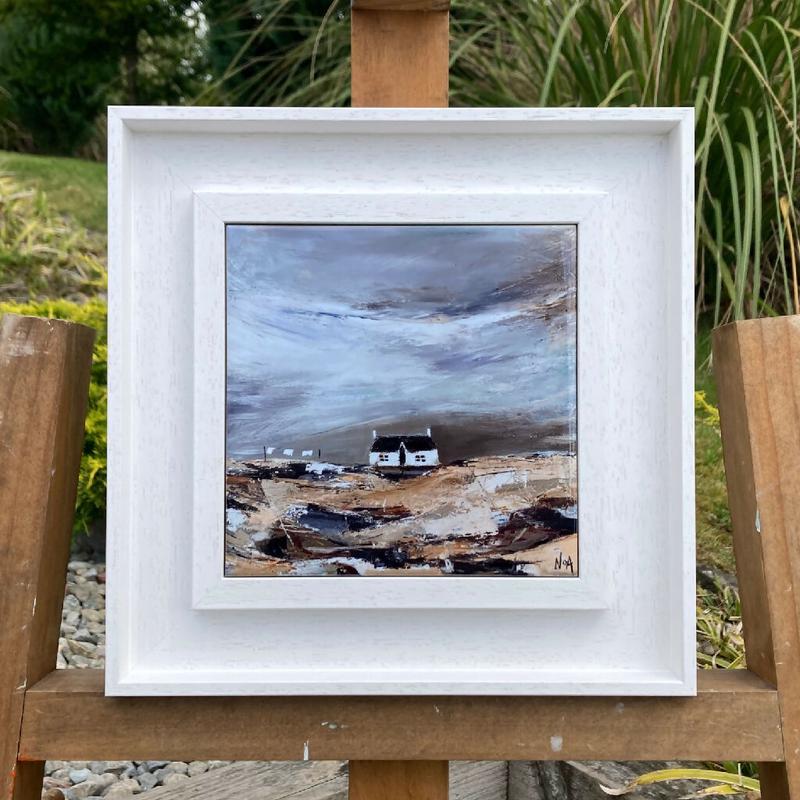 'Blustery Days | Framed Scottish Highlands Bothy Wall Art