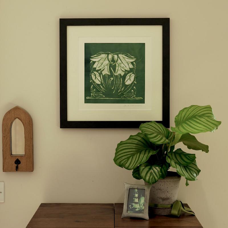 Day Lilies Hand Dyed Batik Painting