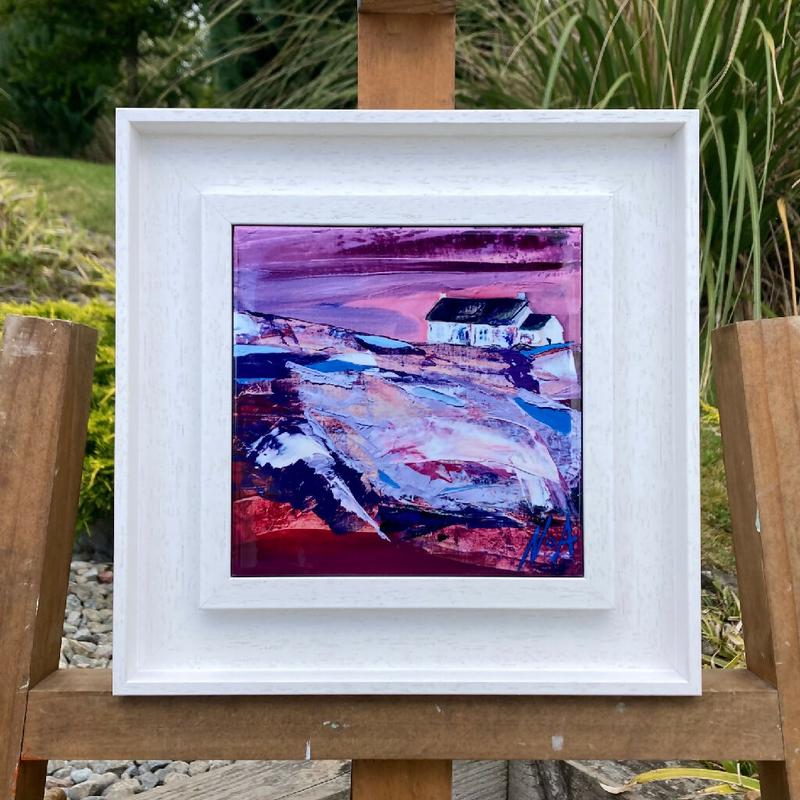 'Alison's Field | Framed Scottish Highlands Bothy Wall Art