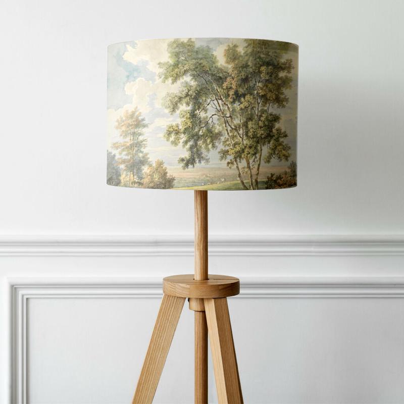 Fine Art Watercolour Landscape Lampshade