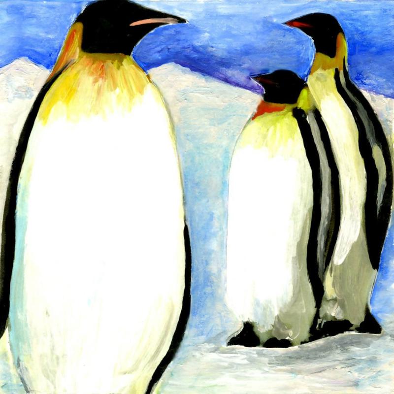 Stop Following me you Two original Painting