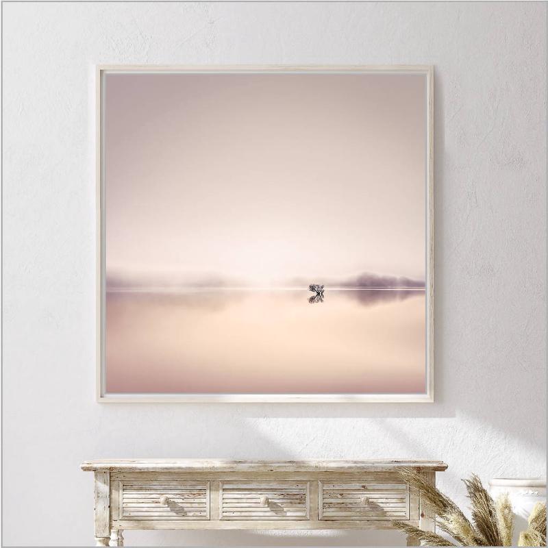 Dawn Dew - Blush Pink Art Print