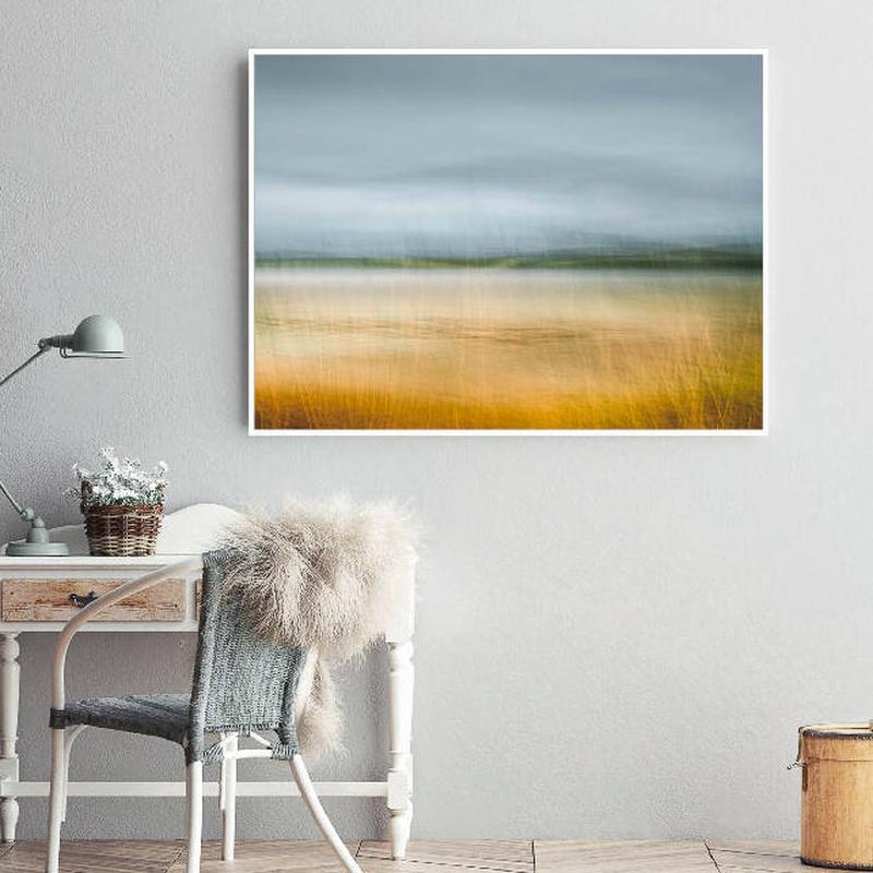 'Autumn Colours at Loch of Stenness' Large Fine Art Print