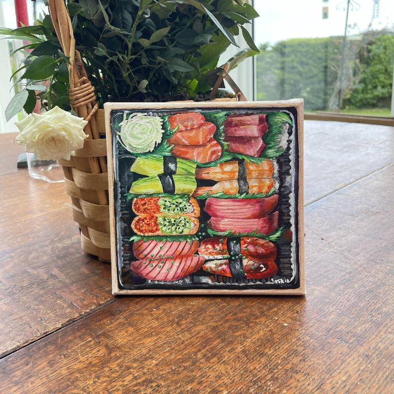 Sushi - Original Painting by Saskia McLean