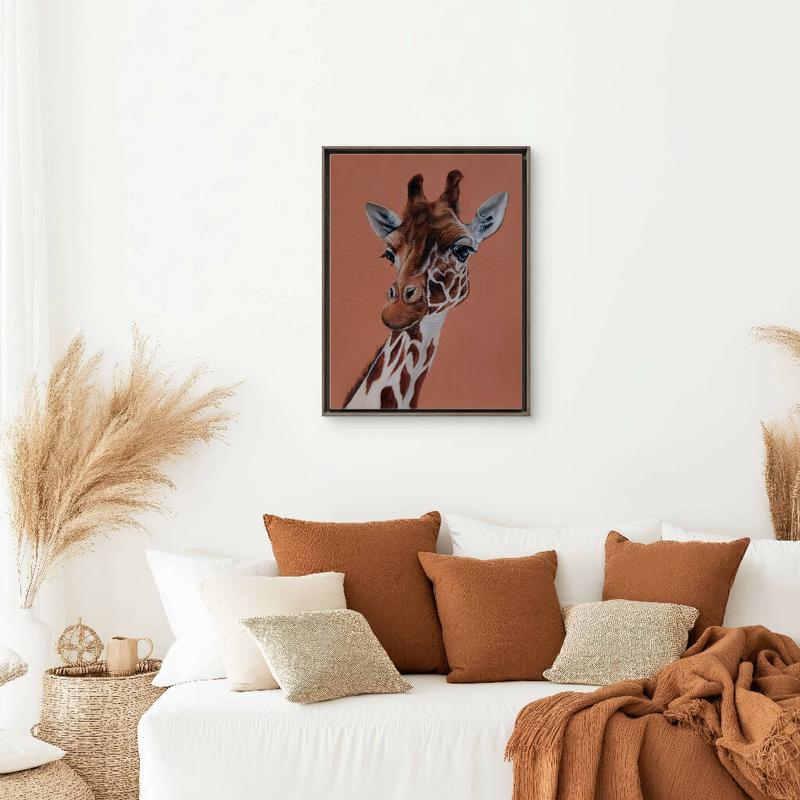 The Nosey Giraffe - ORIGINAL OIL ON CANVAS
