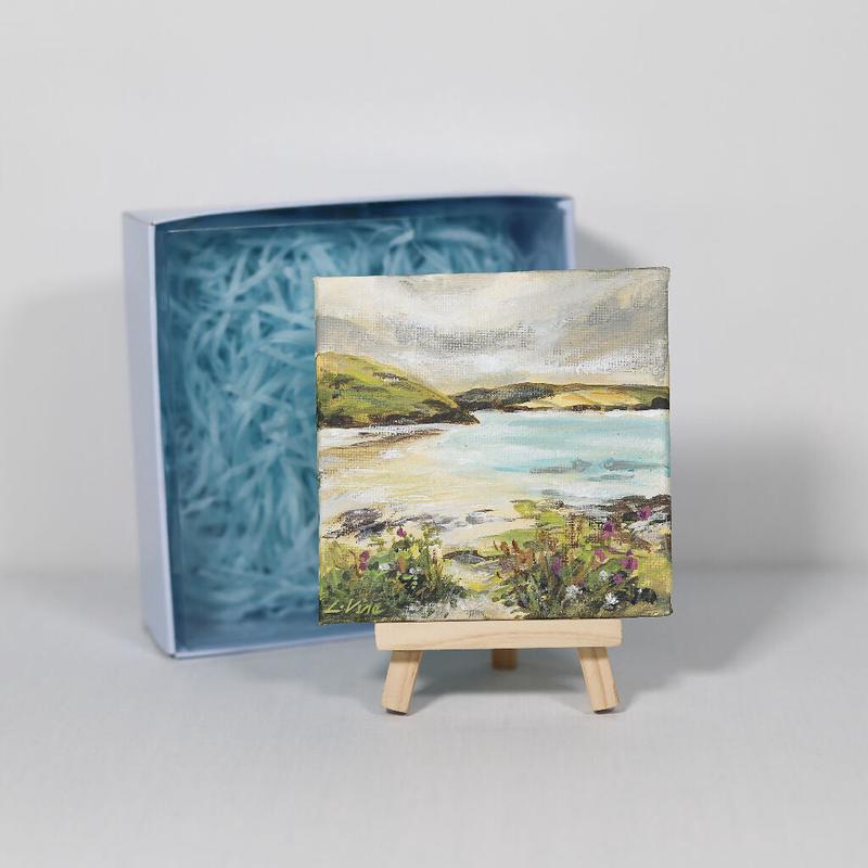 Original Mini Painting - Daymer Bay, Cornwall