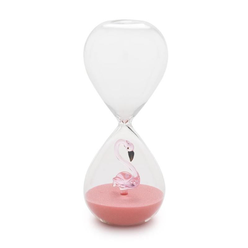 Henriette Clessidra con sabbia "Treasure" D6.5xH16 cm 4 varianti(1 unit)