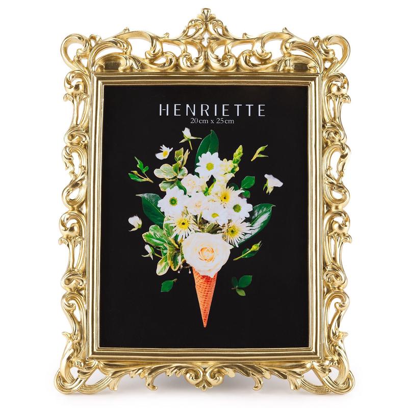 Henriette Portafoto in resina oro Royal Champagne "Ostuni" 27x36(2025 cm)