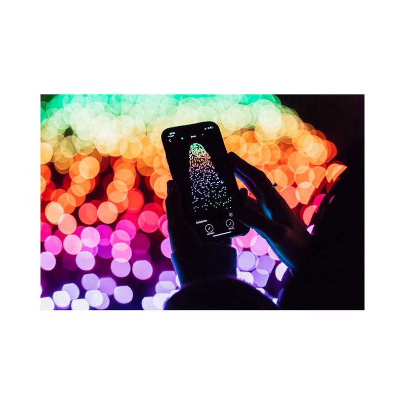 TWINKLY Set di luci natalizie 250 LED controllati da app multicolore RGB