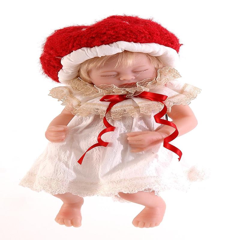 Vetur Bambola in porcellana di natale con vestito H25 cm