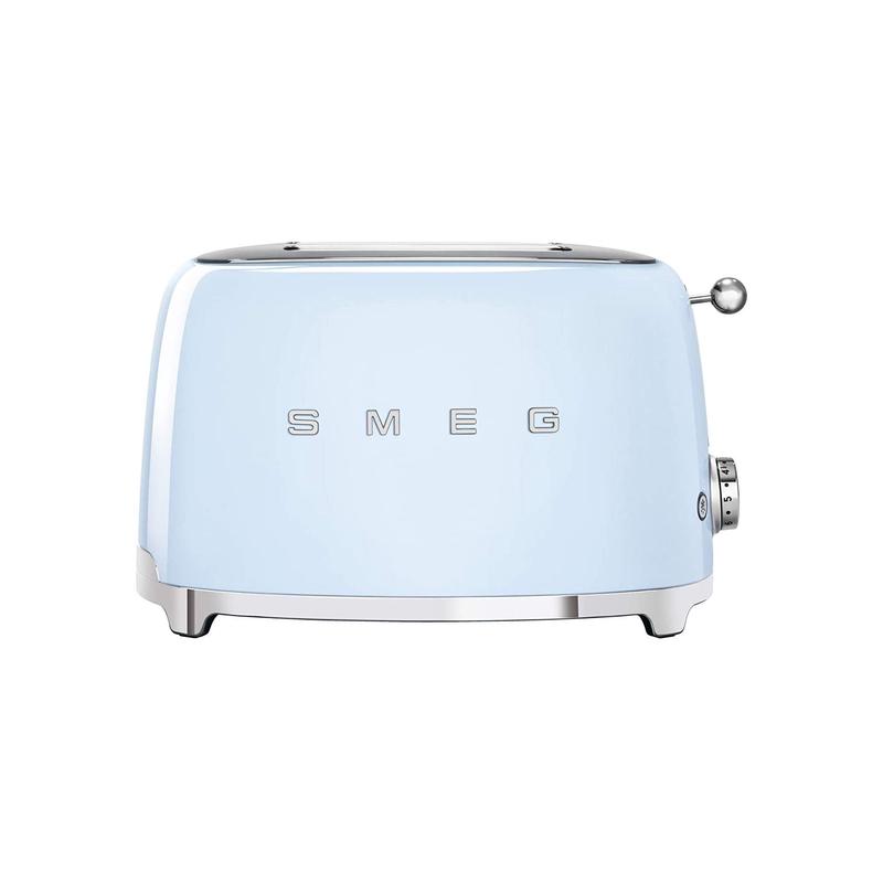 SMEG Tostapane a 2 fette acciaio inossidabile celeste 950 W